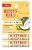 Picture of Burt's Bees Lip Balm, Moisturizing Lip Care, 100% Natural, Coconut & Pear (2 Pack)