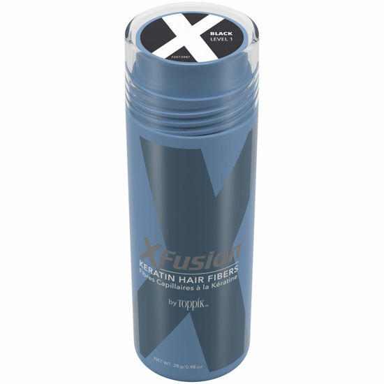 Picture of XFusion Keratin Hair Fibers - Black (Large Size 28g)