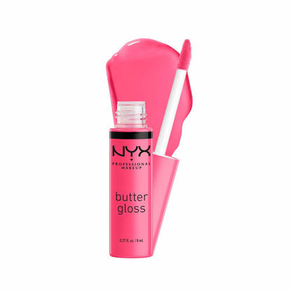 Picture of NYX PROFESSIONAL MAKEUP Butter Gloss, Non-Sticky Lip Gloss - Peaches & Cream (Pink Coral)