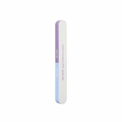 Picture of Revlon Nail Buffer, Shape 'N' Buff Nail File & Buffer, Nail Care Tool, All-in-One Shaping & Buffing, Easy to Use (Pack of 1)