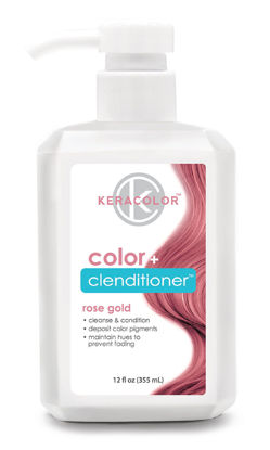 Picture of Keracolor Clenditioner ROSE GOLD Hair Dye - Semi Permanent Hair Color Depositing Conditioner, Cruelty-free, 12 Fl. Oz.