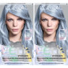 Picture of L'Oreal Paris Feria Multi-Faceted Shimmering Permanent Hair Color, 411 Sapphire Smoke (Smokey Blue) (Pack of 2)