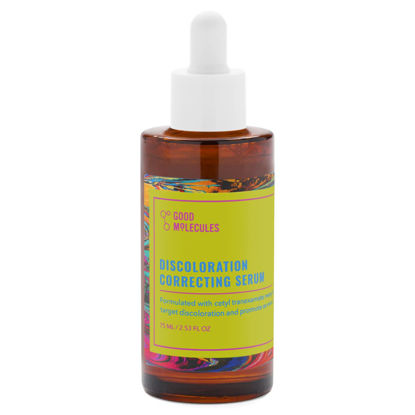 Picture of Good Molecules Discoloration Correcting Serum 75ml/2.5oz - Tranexamic Acid and Niacinamide for Dark Spots, Acne Scars, Sun Damage, Hyperpigmentation, and Age Spots - Fragrance Free, Vegan, and pH 5.5