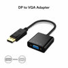 Picture of Cableader DP to VGA Adapter, Gold-Plated DisplayPort to VGA Converter Male to Female 1080P(Black)