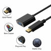 Picture of Cableader DP to VGA Adapter, Gold-Plated DisplayPort to VGA Converter Male to Female 1080P(Black)