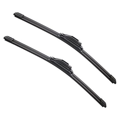 Picture of OEM Quality 26" + 19" Premium All-Seasons Durable Stable And Quiet Windshield Wiper Blades + 1 Year Warranty (Set of 2)