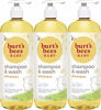 Picture of Burt's Bees Baby Shampoo & Wash, Tear Free Non Irritating Soap, Gentle Plant Based Formula, Pediatrician Tested, Original - 21 oz (Pack of 3)