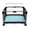 Picture of Stretchy Pack n Play Playard Sheets BROLEX 2 Pack Portable Mini Crib Sheets,Convertible Playard Mattress Cover for Baby Boys Gilrs,Ultra Soft Jersey Knit,Arrow & Owl