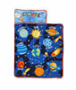 Picture of Funhouse Explore Planets & Outer Space Kids Nap-Mat Set - Includes Pillow And Fleece Blanket - Great For Boys Napping during Daycare Or Preschool - Fits Toddlers, Blue