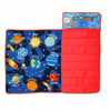 Picture of Funhouse Explore Planets & Outer Space Kids Nap-Mat Set - Includes Pillow And Fleece Blanket - Great For Boys Napping during Daycare Or Preschool - Fits Toddlers, Blue