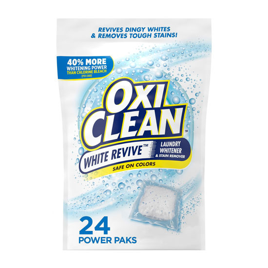 Picture of OxiClean White Revive Laundry Whitener and Stain Remover Power Paks, 24 Count