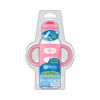 Picture of Dr. Brown’s® Milestones™ Narrow Sippy Straw Bottle with 100% Silicone Handles, 8oz/250mL, Pink, 1 Pack, 6m+