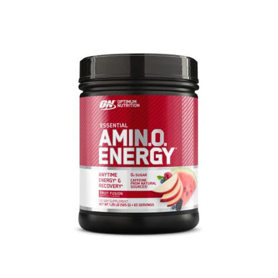 Picture of Optimum Nutrition Amino Energy - Pre Workout with Green Tea, BCAA, Amino Acids, Keto Friendly, Green Coffee Extract, Energy Powder - Fruit Fusion, 65 Servings (Packaging May Vary)