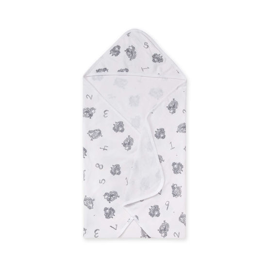 Picture of Burt's Bees Baby - Hooded Towel, Absorbent Knit Terry, Super Soft Single Ply, 100% Organic Cotton