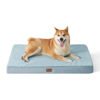 Picture of Bedsure Large Dog Bed for Large Dogs - Big Orthopedic Waterproof Dog Beds with Removable Washable Cover, Egg Crate Foam Pet Bed Mat, Suitable for Dogs Up to 75lbs, Light Blue