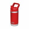 Picture of YETI Rambler Jr. 12 oz Kids Bottle, with Straw Cap, Canyon Red