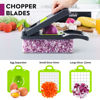 Picture of Vegetable Chopper, Pro Onion Chopper, Multifunctional 13 in 1 Food Chopper, Kitchen Vegetable Slicer Dicer Cutter,Veggie Chopper With 8 Blades,Carrot and Garlic Chopper With Container