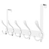 Picture of Encozy Over The Door Hooks,Coat Rack for Hanging Clothes Hat Towel (Heavy Duty White 1pcs)