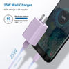 Picture of Type C Charger, 2 Pack 25W PD USB C Wall Charger Super Fast Charging Block & 6ft Android Phone Charger Cable for Samsung Galaxy S23 S22 S21 S20 Plus Ultra, Note 20 10 9 8/ S10 S9 S8 Pixel 6 5 4 Pro XL