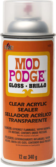 Mod Podge Spray Acrylic Sealer that is Specifically Formulated to