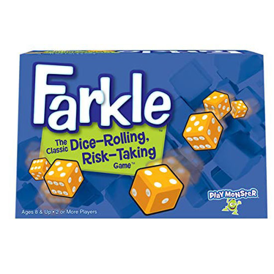 Picture of Farkle - Classic Dice-Rolling, Risk-Taking Game - Comes with Dice-Rolling Cup - Family Fun Game Night - Ages 8+