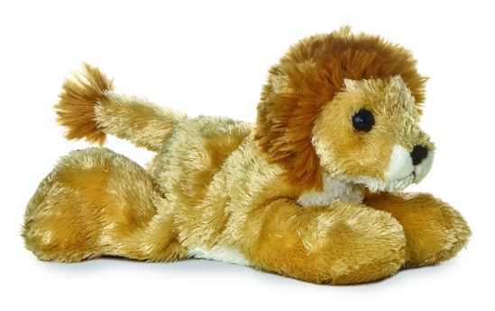 Picture of Aurora® Adorable Mini Flopsie™ Lionel™ Stuffed Animal - Playful Ease - Timeless Companions - Brown 8 Inches