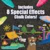 Picture of Crayola Ultimate Washable Chalk Collection (64ct), Bulk Sidewalk Chalk, Outdoor Chalk for Kids, Anti-Roll Sticks, Nontoxic, 4+