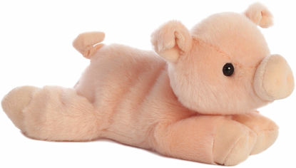 Picture of Aurora® Adorable Mini Flopsie™ Percy™ Stuffed Animal - Playful Ease - Timeless Companions - Pink 8 Inches