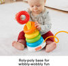 Picture of Fisher-Price Baby Stacking Toy Rock-A-Stack, Roly-Poly Base With 5 Colorful Rings For Ages 6+ Months