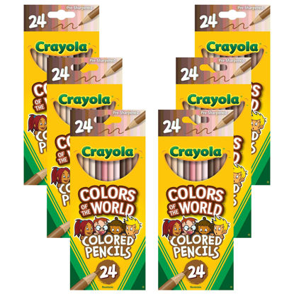 Crayola Classic Bundle: 3 Items - Crayons (24 Count) Broad Line Markers (10 Count) Colored Pencils (12 Count)