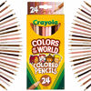 Picture of Crayola Colors of the World Bulk Colored Pencil Set - 6 Packs (24ct), Skin Tone Kids Colored Pencils for Kids, School Supplies