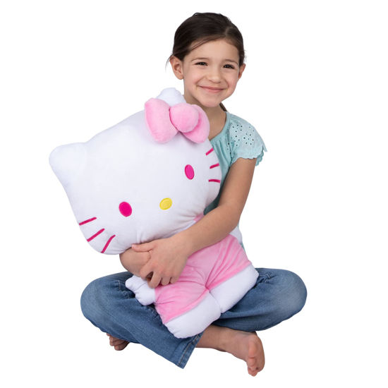 Picture of Franco Kids Bedding Super Soft Plush,Polyester Cuddle Pillow Buddy, One Size, Hello Kitty