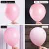 Picture of PartyWoo Baby Pink Balloons, 100 pcs Pink Balloons Different Sizes Pack of 36 Inch 18 Inch 12 Inch 10 Inch 5 Inch for Balloon Garland or Balloon Arch as Party Decorations, Birthday Decorations