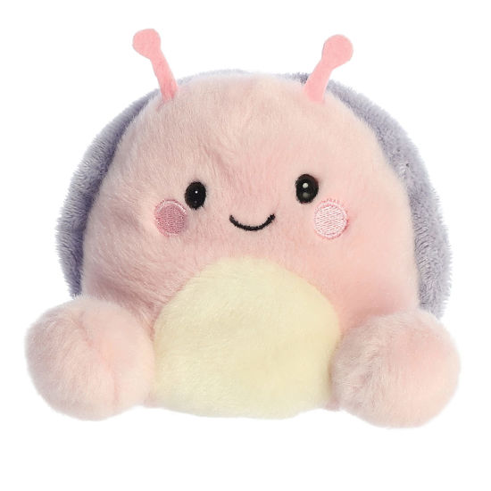 Picture of Aurora® Adorable Palm Pals™ Shelby Snail™ Stuffed Animal - Pocket-Sized Fun - On-The-Go Play - Pink 5 Inches