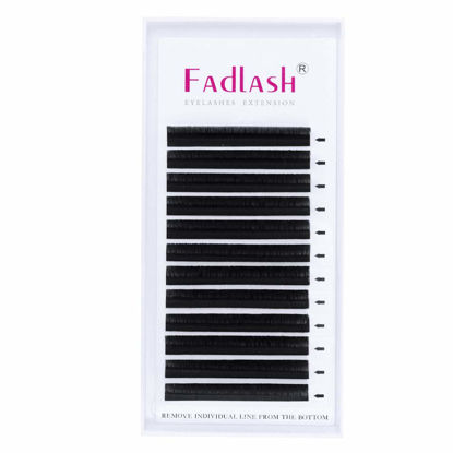 Picture of Volume Lash Extensions FADLASH Easy Fan C/D/DD Curl Self Fanning Eyelash Extensions 3D~10D 0.05 0.07mm Easy Fanning Volume Lashes (0.07-C, 18mm)