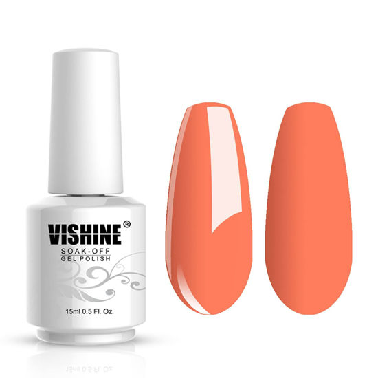 Picture of Vishine Soak Off UV LED Gel Polish Lacquer Nail Art Manicure Varnish Flesh (1057)