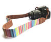 Picture of Alled Camera Neck Shoulder Belt Strap,Camera Straps for Women/Men for All DSLR/Nikon/Canon/Sony/Olympus/Samsung (Colorful Stripes)