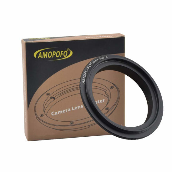 Picture of 58mm Macro Lens Reverse Ring Compatible with for Canon EF R Full Famer Camera and with 58mm Filter Thread Lens(58mm-EOS R)