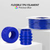 Picture of AMOLEN TPU Filament 1.75mm,Flexible Filament 3D Printer Filament,Soft TPU 3D Printing Filament,Precious Blue 1kg/2.2lbs