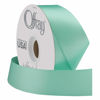 Picture of Offray Berwick 1.5"" Wide Double Face Satin Ribbon, Aqua Blue, 50 Yds (563823)