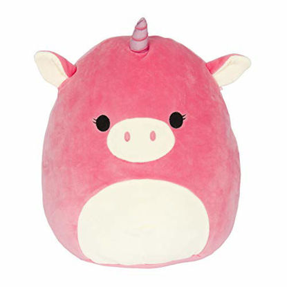 Picture of Squishmallows Official Kellytoy Plush 8 Inch Squishy Soft Plush Toy Animals (Zoe Pink Unicorn)