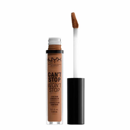 Picture of NYX PROFESSIONAL MAKEUP Can't Stop Won't Stop Contour Concealer, 24h Full Coverage Matte Finish - Warm Caramel