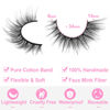 Picture of Wispy Lashes 14mm Cat Eye False Eyelashes Natural Look Faux Mink Lashes Fluffy Short Natural Lashes Pack by Kiromiro