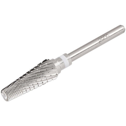 Picture of PANA 5-in-1 Pro Upgraded Multi-Function Drill Bit 3/32" Shank Size - (Silver, 2X Coarse to 2X Fine) - Mix Size Tungsten Drill Bit Fast Remove Acrylic Hard Gel Nail for Manicure Pedicure