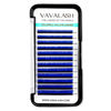 Picture of Colored Lash Extensions 0.07mm C Curl Blue Individual Volume Lashes Extensions 8-15 Mix Length Color Eyelash Extensions for Salon (Blue 0.07-C, 8-15mm)