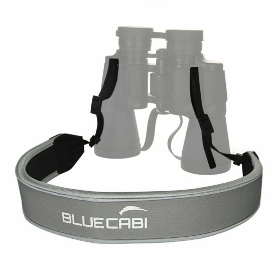 Picture of BlueCabi Neoprene Neck Shoulder Strap for Cameras and Binoculars - Comfortable Adjustable Fit for Men and Women with Anti Slip Material - Lightweight Design for Binocular Telescopes, and Rangefinders