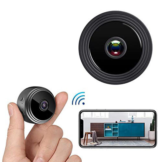 GetUSCart- [2022 Upgraded] 1080P HD WiFi Security Camera,Mini Camera with  Voice Recording,Nanny Cam with Audio and Video Motion Detection,Remote  Viewing for Security with Phone APP