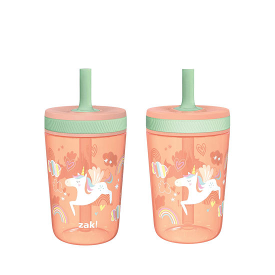 Zak Designs Kelso Toddler Cups For Travel or At Home, 15oz 2-Pack