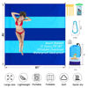 Picture of BYDOLL Beach Blanket 78''×81'' 4-7 Adults Oversized Lightweight Waterproof Sandproof Beach Blanket Large Picnic Mat Beach Blanket for Beach Travel Camping Hiking Picnic