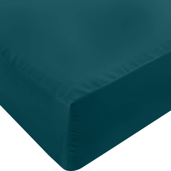 Picture of Utopia Bedding Queen Fitted Sheet - Bottom Sheet - Deep Pocket - Soft Microfiber -Shrinkage and Fade Resistant-Easy Care -1 Fitted Sheet Only (Teal)